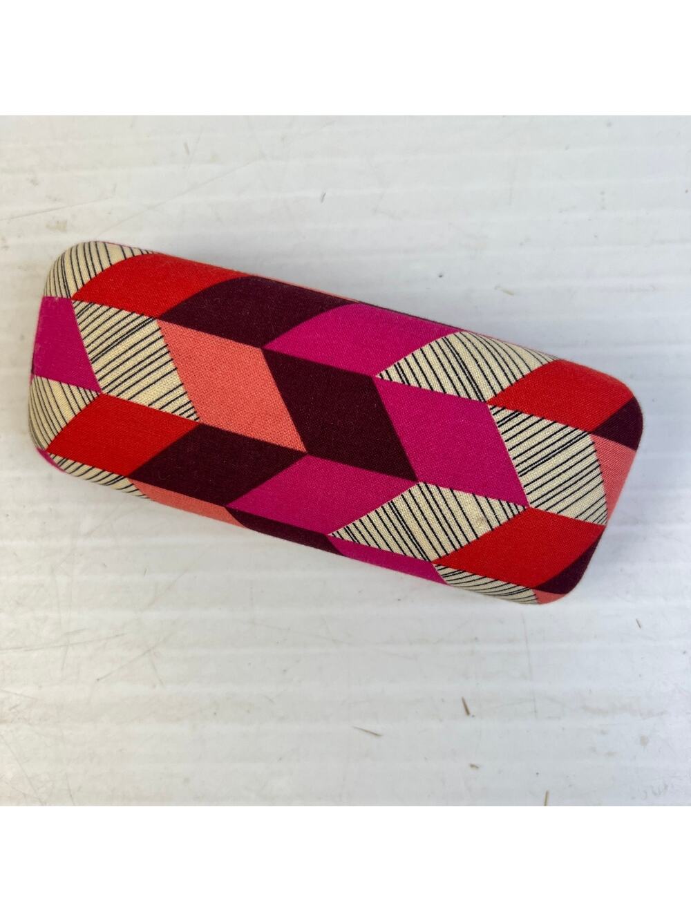 Vera Bradley Eyeglasses Sunglasses Hard Case Bohemian Chevron Pink Accessory